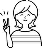 笑顔の人イラスト