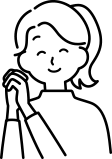 笑顔の人イラスト